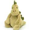 Jellycat knuffels Bashful Dino Jellycat 31Cm* Reptile & Amphibian Cuddly Toys
