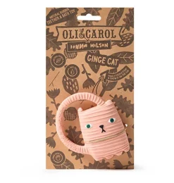 Donna Wilson / Oli&Carol Teething Toy And Bath Toy Ginge Cat* Other Stuffed Animals
