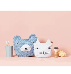 Donna Wilson Cat Pouch / Make-Up Bag* Cats And Dogs Cuddly Toys