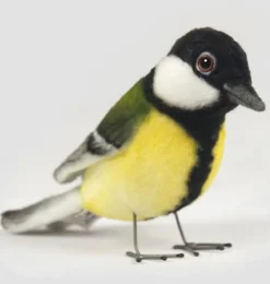 Hansa knuffels Hansa Creation Great Tit 13 × 5 × 8 Cm* Birds Soft Toys