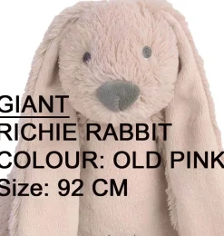 Happy Horse Giant Old Pink Rabbit Richie / 92 Cm* Rabbits And Hares