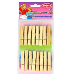 Heless 16 Wooden Clothespins For Doll Clothes* Doll Furniture And Accessories
