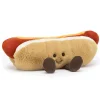 Jellycat knuffels Jellycat Amuseable Hot Dog* Cats And Dogs Cuddly Toys