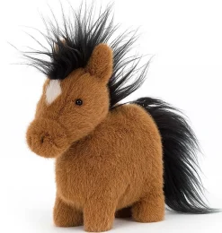 Jellycat knuffels Jellycat Clippy Clop Bay Pony* Farm Animals