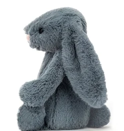 Jellycat knuffels Jellycat Medium Bashful Dusky Blue Rabbit* Rabbits And Hares