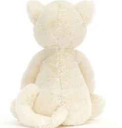Jellycat knuffels Jellycat Medium Bashful Kitten White* Cats And Dogs Cuddly Toys