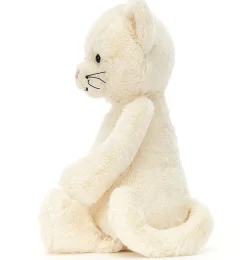 Jellycat knuffels Jellycat Medium Bashful Kitten White* Cats And Dogs Cuddly Toys