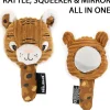 Les Déglingos Les Deglingos Tiger Rattle With Mirror 18.5 Cm* Other Stuffed Animals