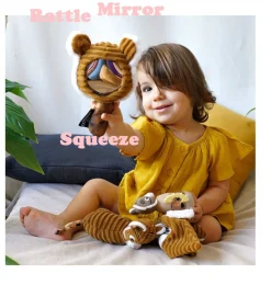 Les Déglingos Les Deglingos Tiger Rattle With Mirror 18.5 Cm* Other Stuffed Animals