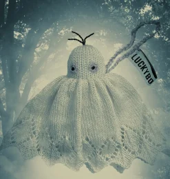 Luckyboysunday Mini Ghosty* Knitted Dolls