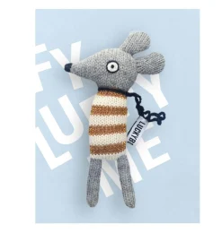Luckyboysunday Mini Lucky Rat Gold* Knitted Dolls