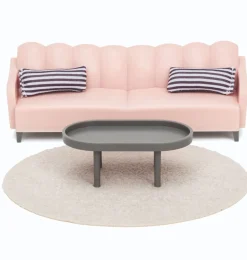 Lundby Basic Living Room Set / Scandinavian Style* Doll House & Mouse House