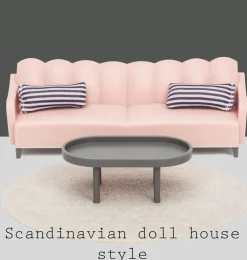 Lundby Basic Living Room Set / Scandinavian Style* Doll House & Mouse House