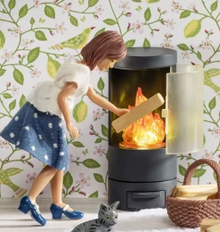 Lundby Fireplace For Dollhouse* Doll Furniture And Accessories