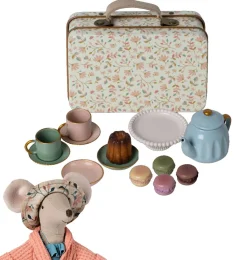 Maileg Afternoon Treat, Mouse - Merle* Doll Furniture And Accessories