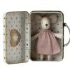 Maileg Angel Mouse In Suitcase* Doll House & Mouse House