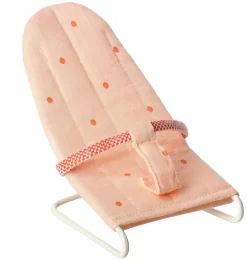 Maileg Baby Seat / Bouncer Micro Pink With Dots* Doll House & Mouse House