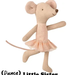 Maileg Ballerina Mouse Little Sister 10 Cm* Doll House & Mouse House