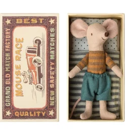 Maileg Big Brother Mouse In Box* Doll House & Mouse House