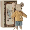 Maileg Big Brother Mouse In Matchbox* Doll House & Mouse House