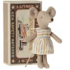 Maileg Big Sister Mouse In Matchbox* Doll House & Mouse House