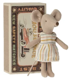 Maileg Big Sister Mouse In Matchbox* Doll House & Mouse House