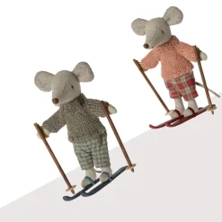 Maileg Big Sister Mouse With Ski Set* Doll House & Mouse House