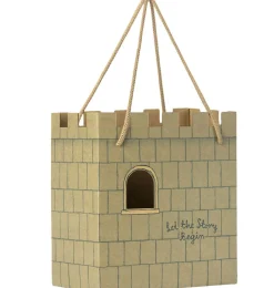 Maileg Cardboard Castle Bag Let The Story Begin* Doll House & Mouse House