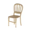 Maileg Chair Mouse Gold* Doll Furniture And Accessories