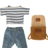 Maileg Clothing Set Big Brother Mouse With Bag* Doll House & Mouse House