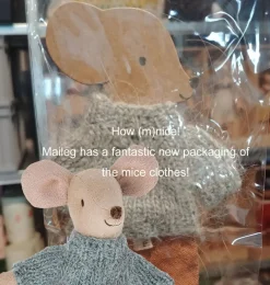 Maileg Clothing Set Big Sister Mouse / Knitted Sweater With Skirt* Doll House & Mouse House