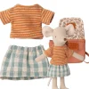 Maileg Clothing Set Big Sister Mouse Old Rose* Doll House & Mouse House