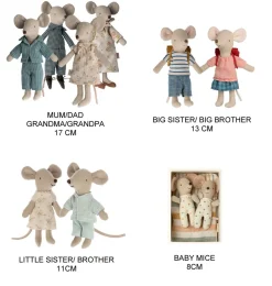 Maileg Fairy Mouse Pink 10 Cm* Mice & Rat Cuddly Toys
