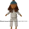 Maileg Jungle Friends Lion With Pajamas And Knitted Hat* Other Stuffed Animals