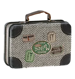 Maileg Metal Suitcase Travel - Off White* Doll Furniture And Accessories