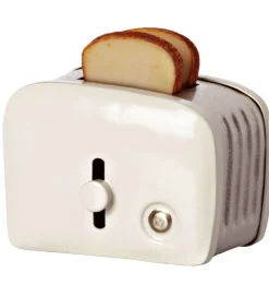 Maileg Miniature Toaster Off White 4 Cm* Doll Furniture And Accessories