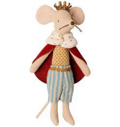 Maileg Mouse King 15 Cm* Doll House & Mouse House