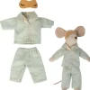 Maileg Pajama Clothing Set For Father Mouse* Doll Clothes