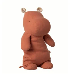 Maileg Safari Friends Hippo Dusty Coral 34 Cm* Other Stuffed Animals