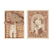 Maileg Sleepy Wakey Baby Mouse Girl In Box* Mice & Rat Cuddly Toys