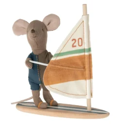 Maileg Surfer Little Brother Mouse* Doll House & Mouse House