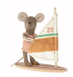 Maileg Surfer Little Sister Mouse* Doll House & Mouse House