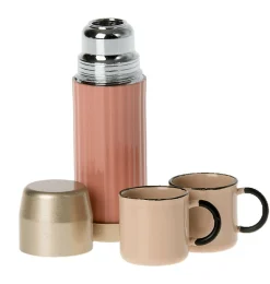 Maileg Thermos And Cups / Soft Coral* Doll Furniture And Accessories