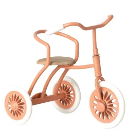 Maileg Tricycle Bike With Shelter For The Mice / Color Coral* Doll Furniture And Accessories