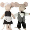 Maileg Waiter Mouse And Maid Mouse* Doll House & Mouse House