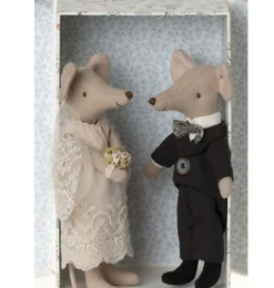 Maileg Wedding Couple In Box* Doll House & Mouse House