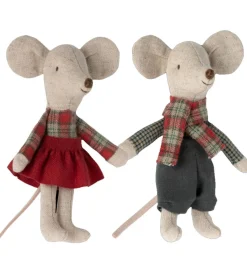 Maileg Winter Mice Twins Little Brother And Little Sister* Doll House & Mouse House
