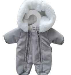Mamamemo doll clothes & accessories Mamamemo Snow Suit / Ski Suit Gray For Gordi Dolls* Doll Clothes