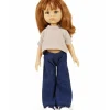 Minikane Amigas – Ensemble Trousers Jean Et Top Faustine And Double Gaze Galet* Doll Clothes