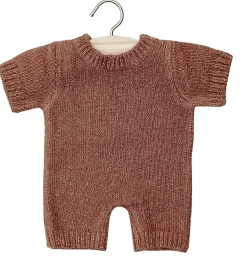 Minikane Babies - Combination Felix And Tricot Caramel Chine* Minikane Collection Babies 28 Cm